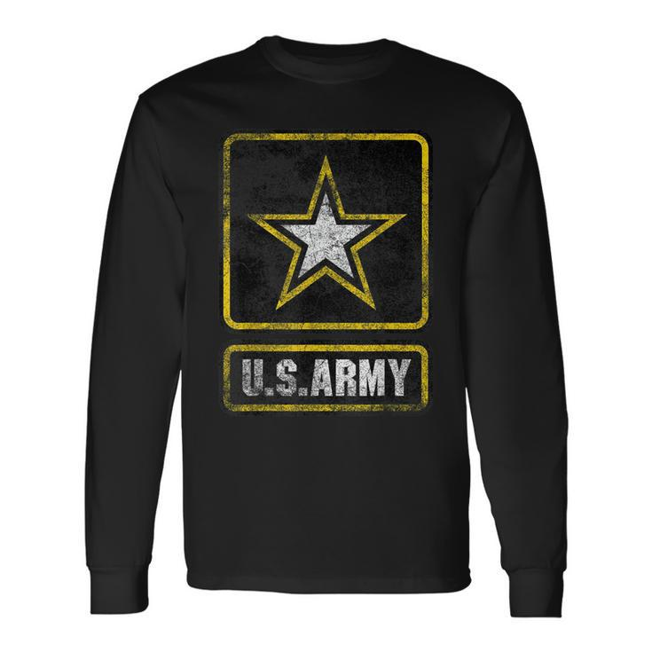 Us Army Original Army Vintage Veteran Long Sleeve T-Shirt