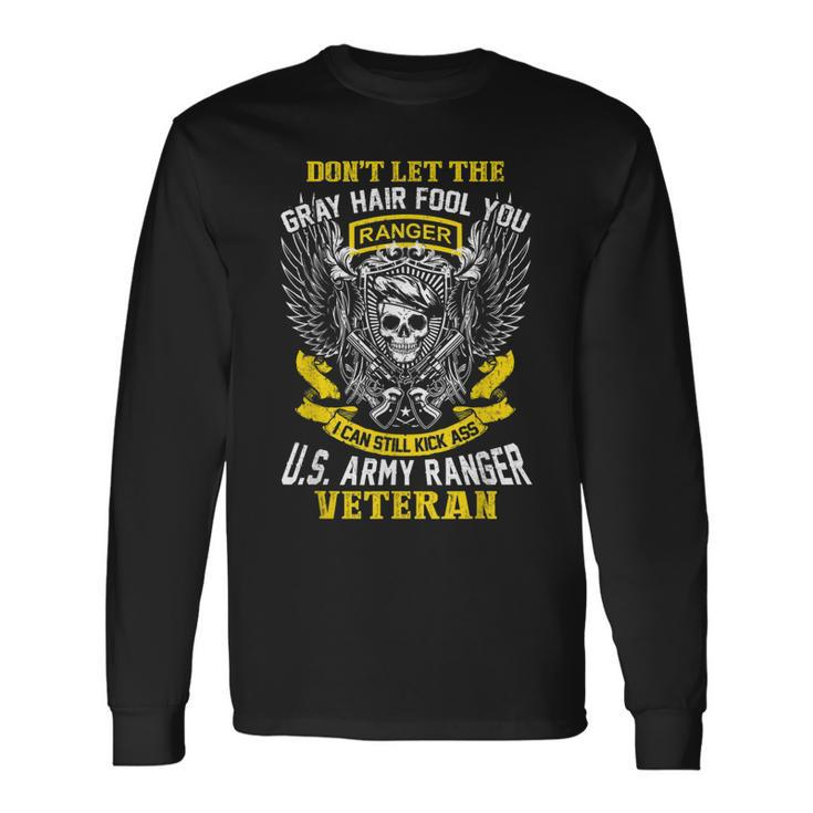 Us Army Ranger Veteran American War Pride Skull Ideas Long Sleeve T-Shirt T-Shirt