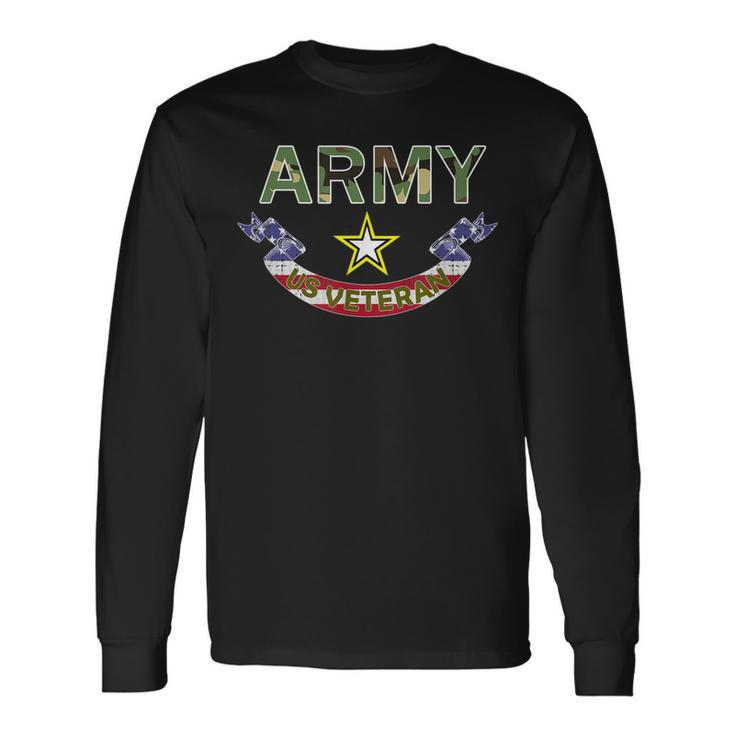 Us Army Veteran Veterans Day Cool Long Sleeve T-Shirt