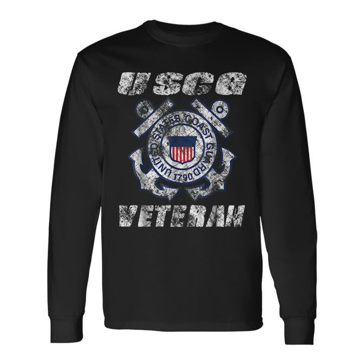 Us Coast Guard Original Veteran Vintage Veteran Long Sleeve T-Shirt T-Shirt