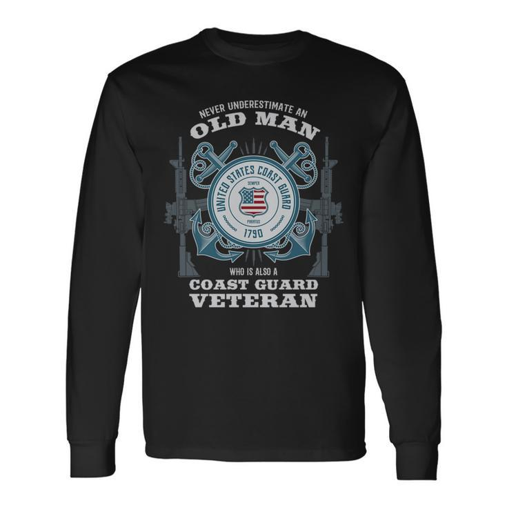 Us Coast Guard Veteran Veteran Long Sleeve T-Shirt T-Shirt