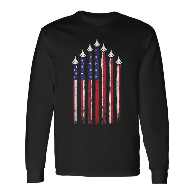 Usa Flag Patriotic 4Th Of July America For Patriotic Long Sleeve T-Shirt T-Shirt