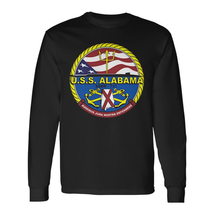 Uss Alabama Ssbn731 Long Sleeve T-Shirt