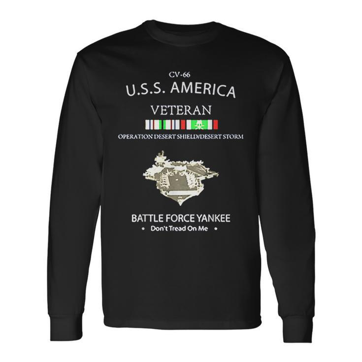 Uss America Desert Storm Veteran Long Sleeve T-Shirt T-Shirt
