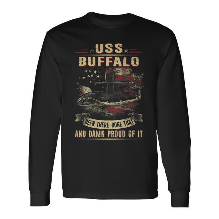 Uss Buffalo Ssn715 Long Sleeve T-Shirt Gifts ideas