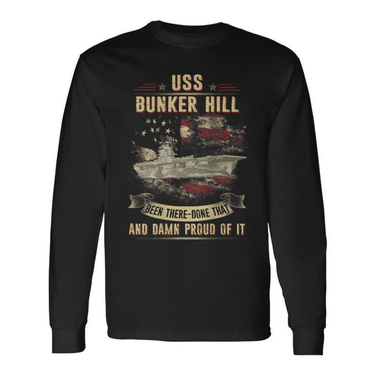 Uss Bunker Hill Cv17 Long Sleeve T-Shirt T-Shirt