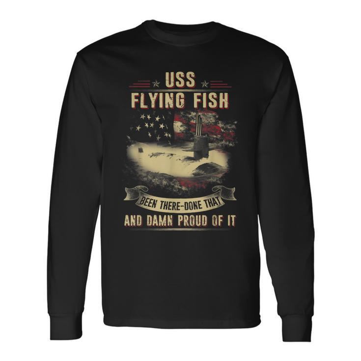 Uss Flying Fish Ssn673 Long Sleeve T-Shirt T-Shirt