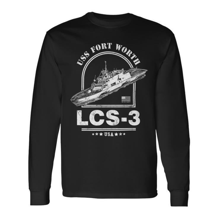 Uss Fort Worth Lcs-3 Long Sleeve T-Shirt