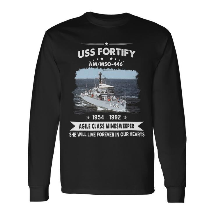 Uss Fortify Mso446 Long Sleeve T-Shirt