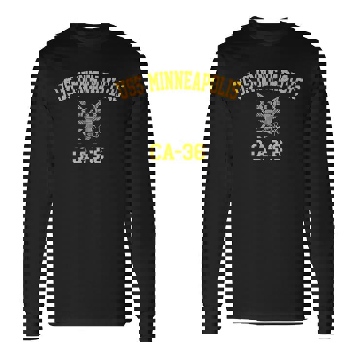 Uss Minneapolis Ca36 Long Sleeve T-Shirt