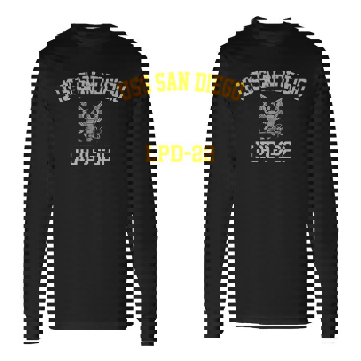 Uss San Diego Lpd22 Long Sleeve T-Shirt T-Shirt
