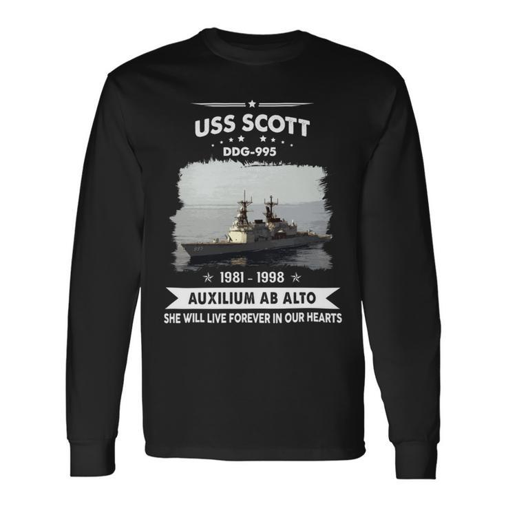 Uss Scott Ddg 995 Long Sleeve T-Shirt Gifts ideas