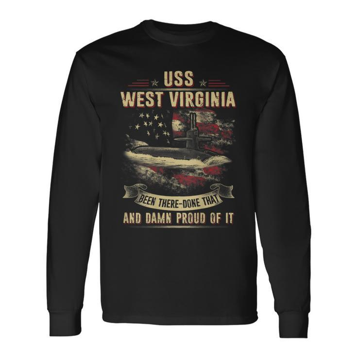 Uss West Virginia Ssbn736 Long Sleeve T-Shirt