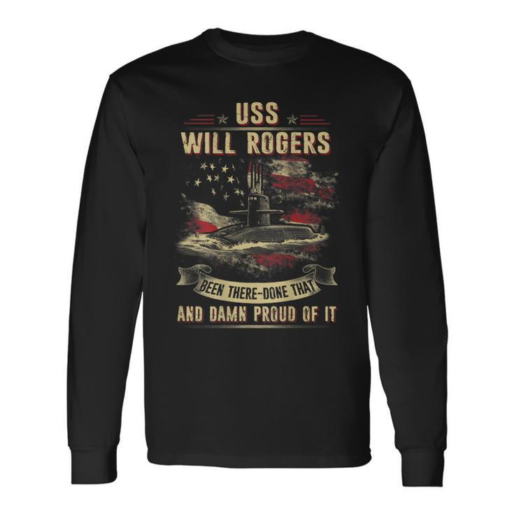 Uss Will Rogers Ssbn659 Long Sleeve T-Shirt T-Shirt Gifts ideas