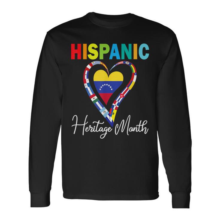Venezuela Hispanic Heritage Month Venezuelan Long Sleeve T-Shirt
