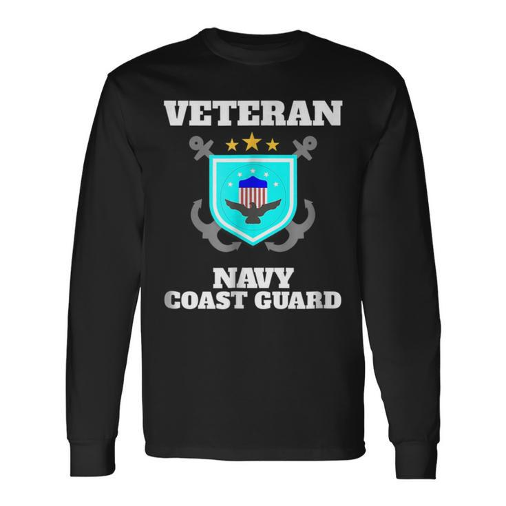 Veteran Navy Coast Guard Veteran Long Sleeve T-Shirt T-Shirt
