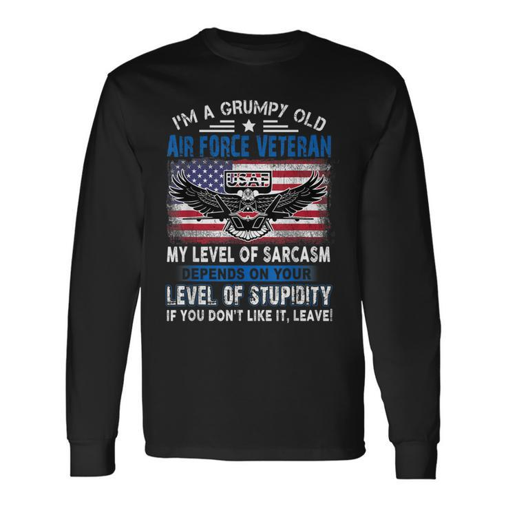 Veteran Of The United States Us Air Force Long Sleeve T-Shirt T-Shirt