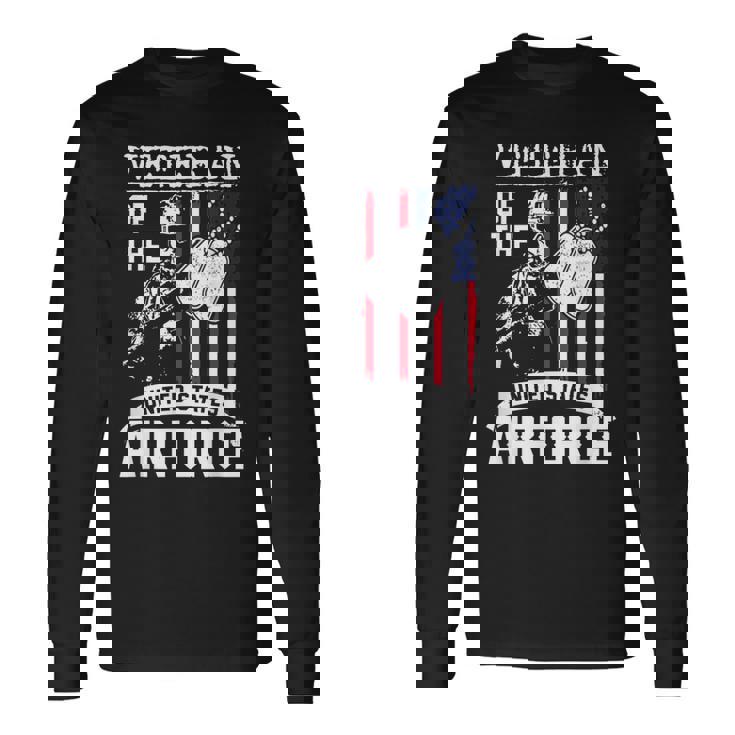 Veteran Of The United States Us Air Force Usa Flag Long Sleeve T-Shirt T-Shirt