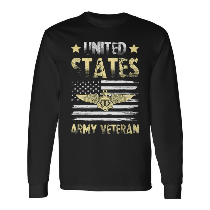 Veteran Vets United States Army Veterans Day Veterans Long Sleeve T-Shirt