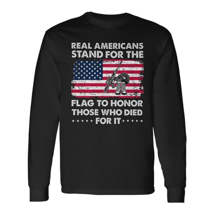 Veteran Vets Us Veterans Day Us For Men Women Presents 97 Veterans Long Sleeve T-Shirt