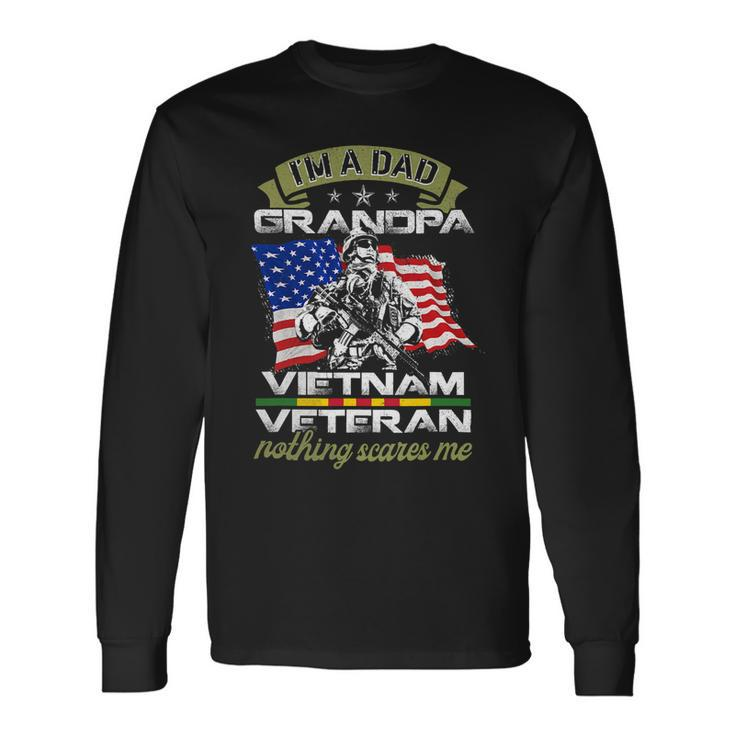 Veteran Vets Vietnam War Veteran US Army Retired Soldier 482 Veterans Long Sleeve T-Shirt