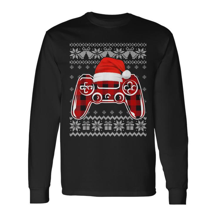 Video Game Christmas Ugly Christmas Sweater Long Sleeve T-Shirt