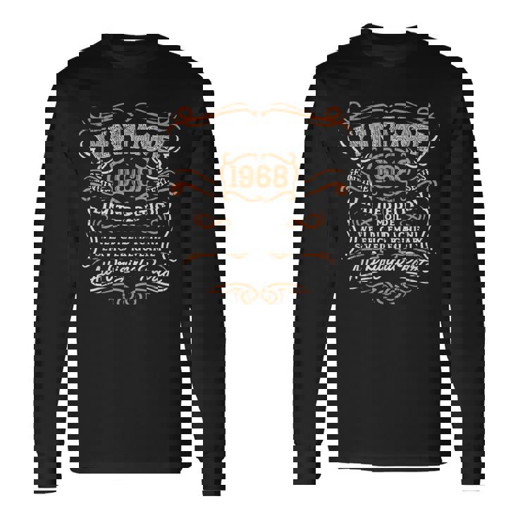 Vintage 1968 Retro 51St Birthday For Dad For Dad Long Sleeve T-Shirt T-Shirt