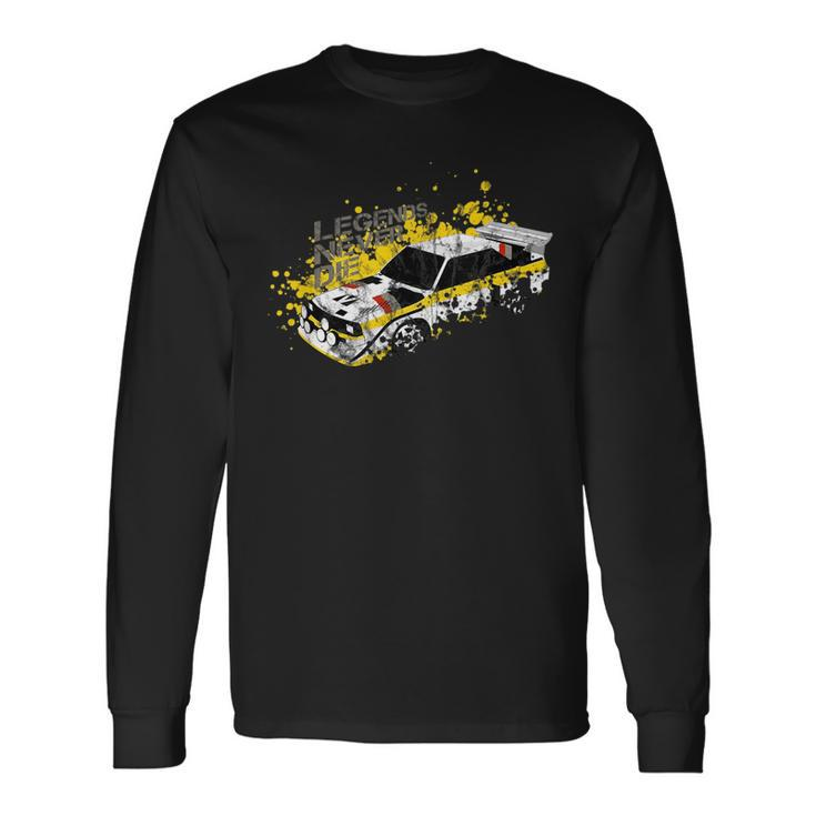 Vintage German Rally Car Racing Motorsport Livery Racing Long Sleeve T-Shirt T-Shirt