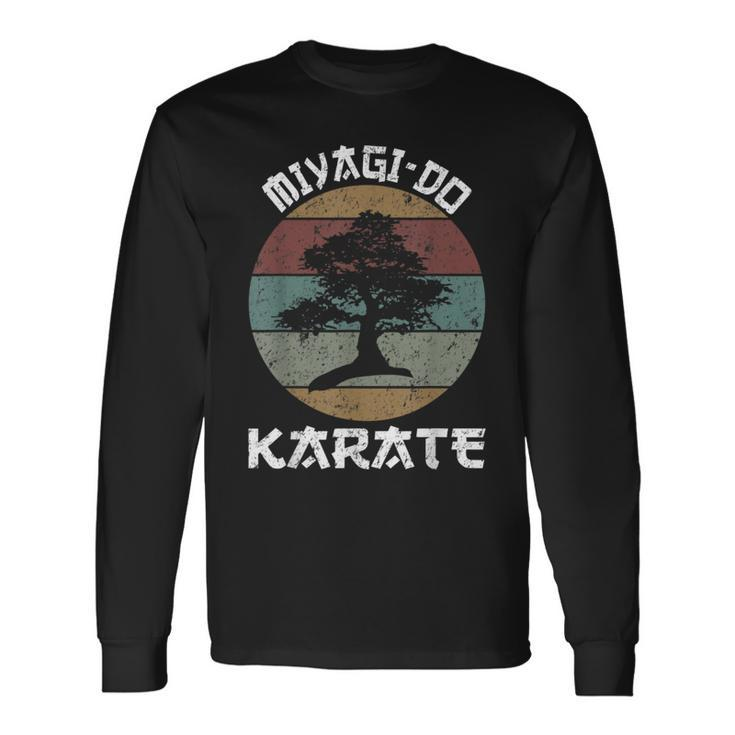 Vintage Miyagido Karate Vintage Karate Idea Karate Long Sleeve T-Shirt