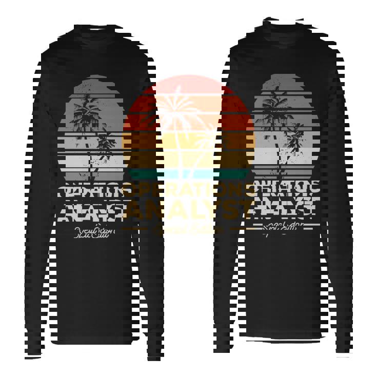 Vintage Operations Analyst Long Sleeve T-Shirt
