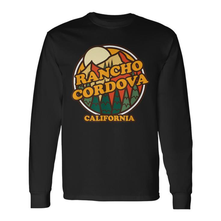 Vintage Rancho Cordova California Mountain Hiking Souvenir Long Sleeve T-Shirt