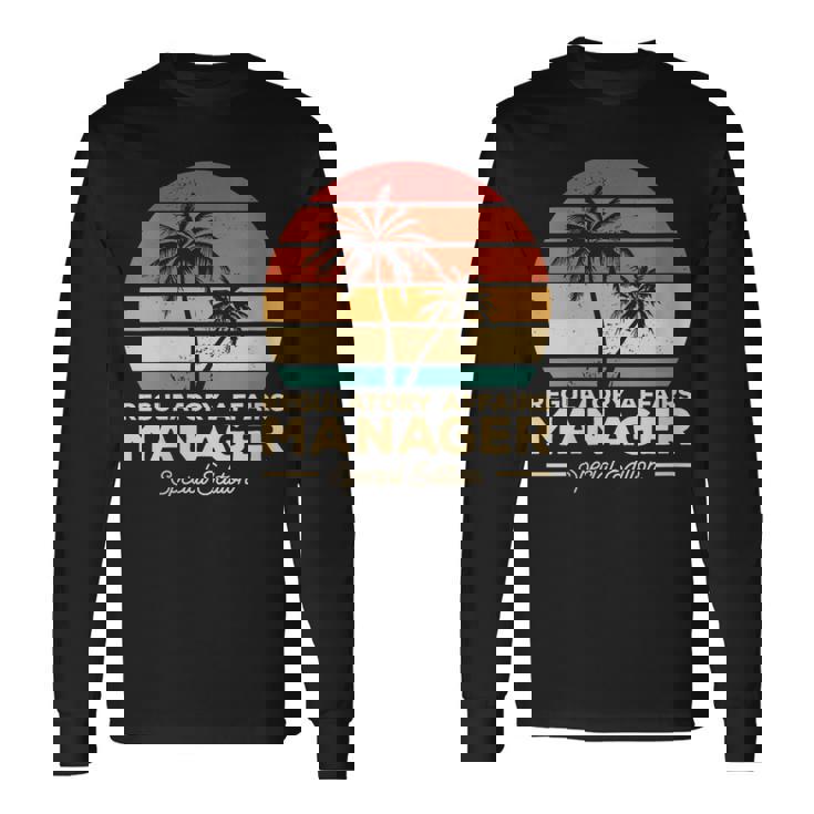 Vintage Regulatory Affairs Manager Long Sleeve T-Shirt