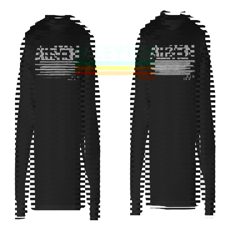Vintage Stripes Alleyton Tx Long Sleeve T-Shirt