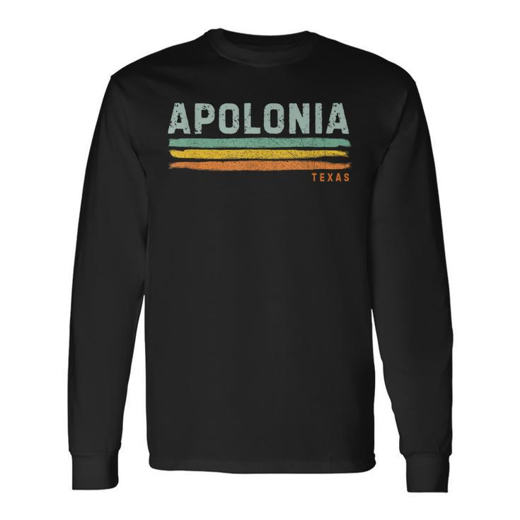 Vintage Stripes Apolonia Tx Long Sleeve T-Shirt