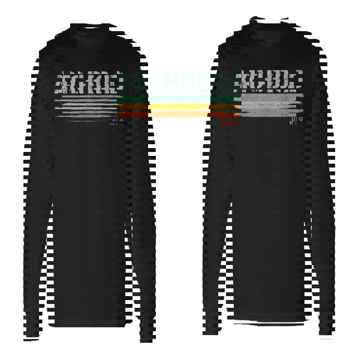 Vintage Stripes Archbold Oh Long Sleeve T-Shirt