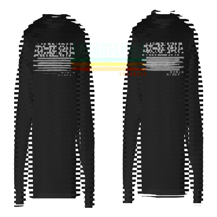 Vintage Stripes Arkadelphia Ar Long Sleeve T-Shirt Gifts ideas