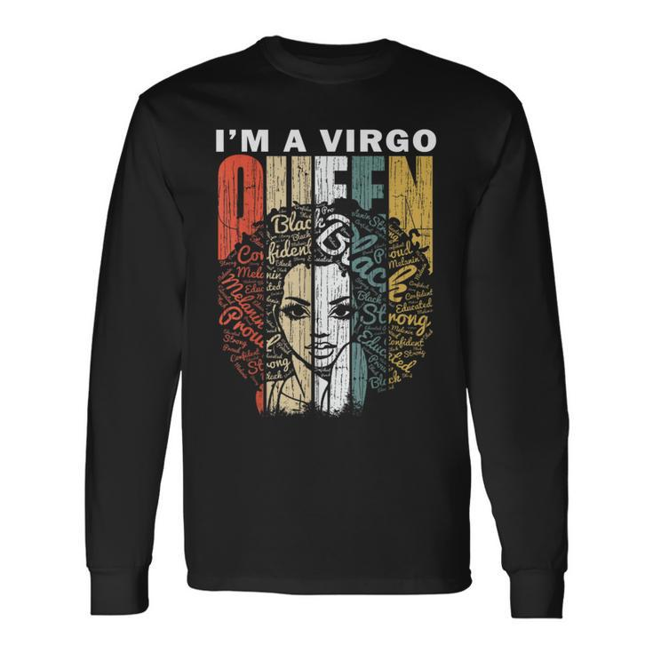 I Am Virgo Queen Birthday Unapologetic African Long Sleeve Gifts ideas