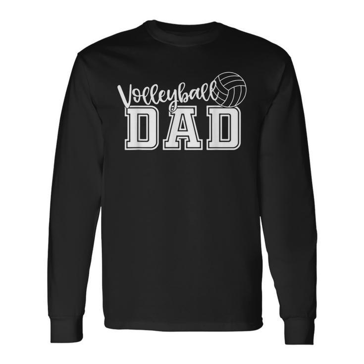 Volleyball Dad Volleyball Father Player Lover Long Sleeve T-Shirt T-Shirt