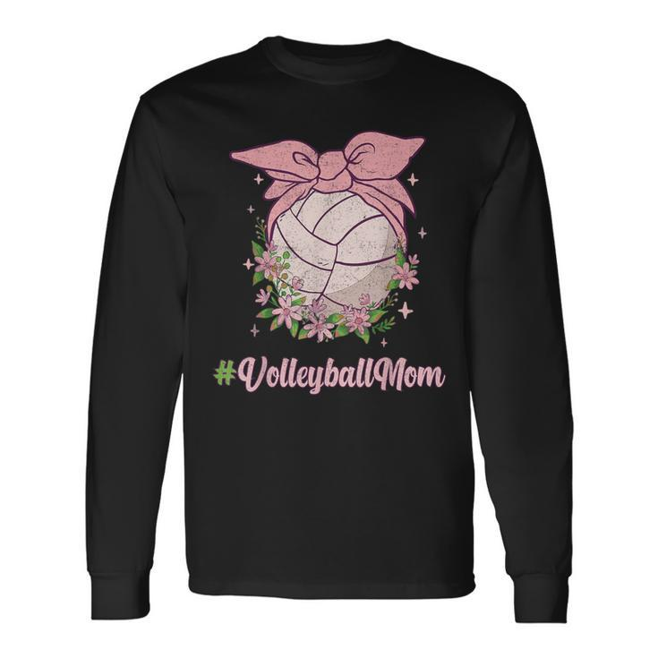 Volleyball Mom Game Day Vibes For Volleyball Long Sleeve T-Shirt