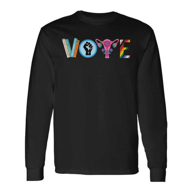 Vote Banned Books Black Lives Matter Lgbt Gay Pride Equality Long Sleeve T-Shirt T-Shirt Gifts ideas