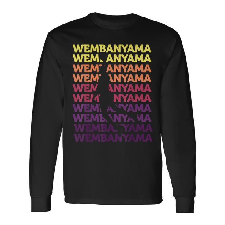 Wembanyama Basketball Amazing Fan Long Sleeve T-Shirt
