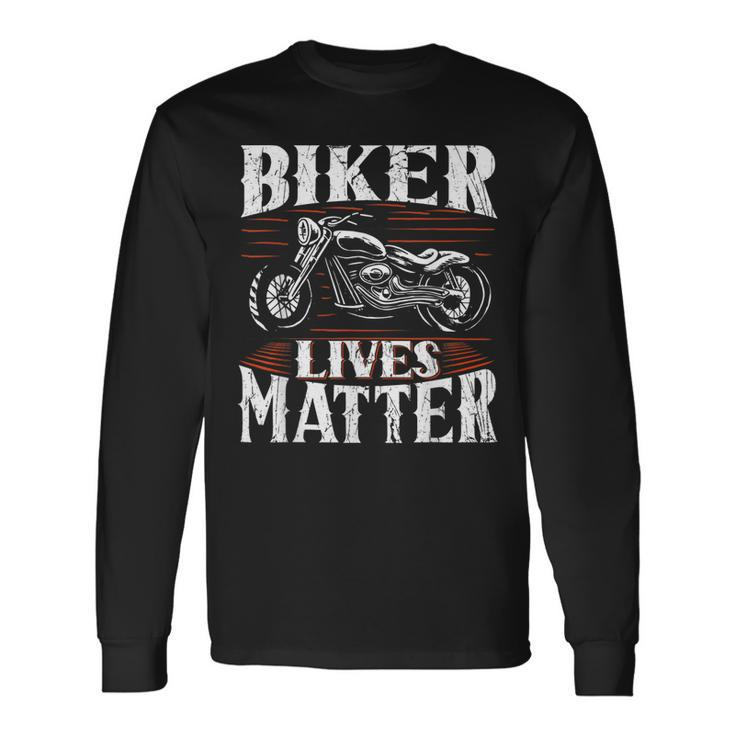 Wheel Racing Ride Free Biker Lives Matter Motorcycle Long Sleeve T-Shirt T-Shirt