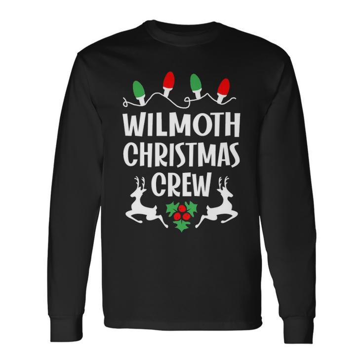 Wilmoth Name Christmas Crew Wilmoth Long Sleeve T-Shirt