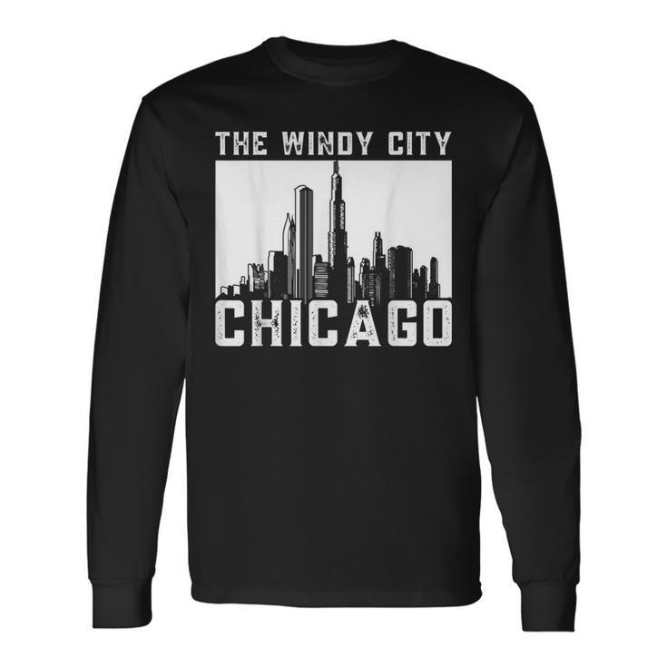 The Windy City Chicago Long Sleeve T-Shirt