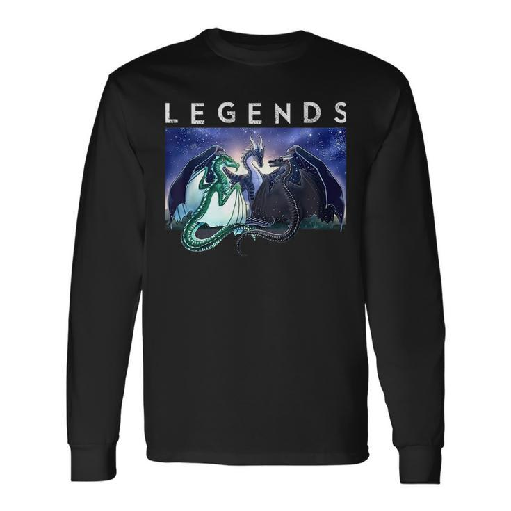 Wing Of Fires Legends Fathom Darkstalker Clearsight Long Sleeve T-Shirt