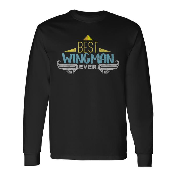 Wingman For Boys Airplane Idea Pilot Long Sleeve T-Shirt T-Shirt