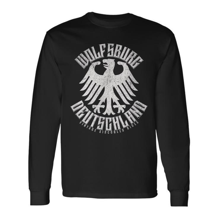 Wolfsburg Deutschland Germany Vintage Air-Cooled Rides Long Sleeve T-Shirt