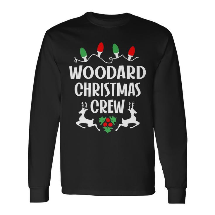 Woodard Name Christmas Crew Woodard Long Sleeve T-Shirt