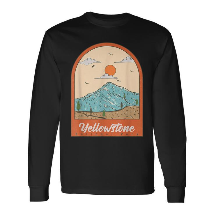 Yellowstone National Park Throwback Classic Long Sleeve T-Shirt T-Shirt Gifts ideas