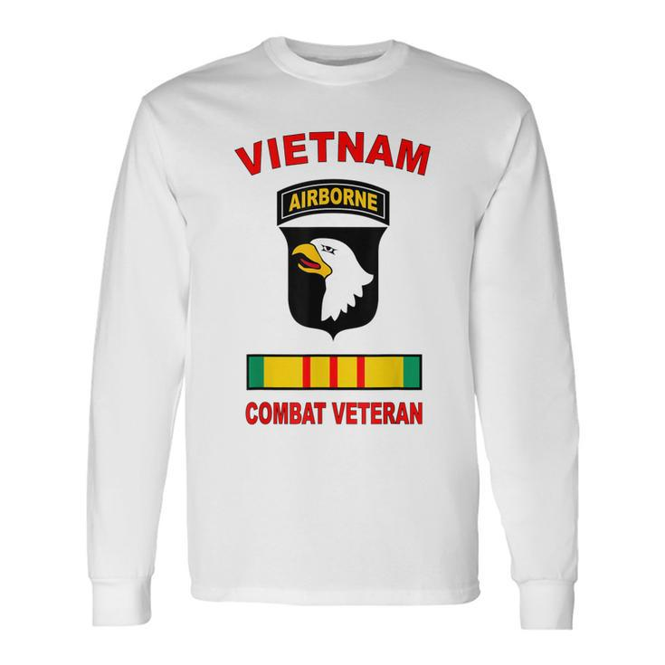 101St Airborne Division Vietnam Veteran Combat Paratrooper Long Sleeve T-Shirt T-Shirt